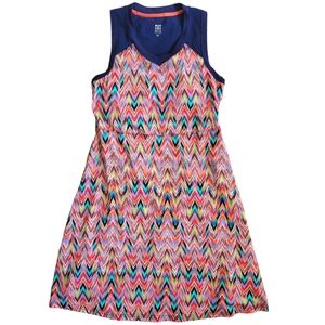 Title nine Hillarys Mesh Magic Athletic Dress M Medium Aztec Print Sports